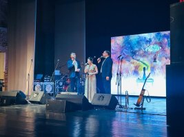 სამტრედიაში ჯანსუღ კახიძის 90 წლის იუბილესადმი მიძღვნილი კონცერტი გაიმართა