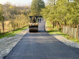 საჯავახოს ადმინისტრაციულ ერთეულში საგზაო ინფრასტრუქტურის სამუშაოები მიმდინარეობს