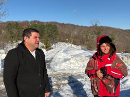 სამტრედიის მუნიციპალიტეტის მაღალმთიან სოფლებში თოვლის გაწმენდითი სამუშაოები აქტიურ რეჟიმში მიმდინარეობს