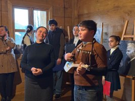 ნოღაში აკაკი შანიძის ხსოვნისადმი მიძღვნილი ღონისძიება განახლებულ სახლ-მუზეუმში გაიმართა