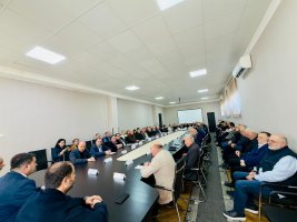 სამტრედიის მუნიციპალიტეტის მერიაში სამუშაო შეხვედრა გაიმართა