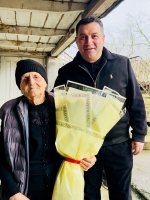 დავით ბახტაძემ 101 წლის შესრულება მიულოცა ლიდა ჩაჩუას