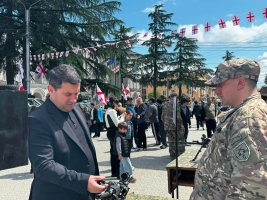 საქართველოს დამოუკიდებლობის დღესთან დაკავშირებით, სამტრედიაში სხვადასხვა ღონისძიება გაიმართა