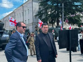 საქართველოს დამოუკიდებლობის დღესთან დაკავშირებით, სამტრედიაში სხვადასხვა ღონისძიება გაიმართა