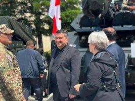 საქართველოს დამოუკიდებლობის დღესთან დაკავშირებით, სამტრედიაში სხვადასხვა ღონისძიება გაიმართა