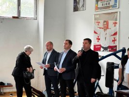 საქართველოს დამოუკიდებლობის დღესთან დაკავშირებით, სამტრედიაში სხვადასხვა ღონისძიება გაიმართა