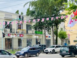 საქართველოს დამოუკიდებლობის დღესთან დაკავშირებით, სამტრედიაში სხვადასხვა ღონისძიება გაიმართა