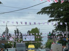 საქართველოს დამოუკიდებლობის დღესთან დაკავშირებით, სამტრედიაში სხვადასხვა ღონისძიება გაიმართა
