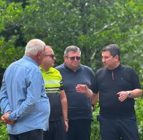 დავით ბახტაძემ ტოლებსა და ოფეთში მიმდინარე ინფრასტრუქტურული სამუშაოები დაათვალიერა