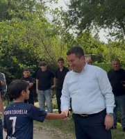 სამტრედიაში რიგით 38-ე მინი საფეხბურთო მოედანი გაიხსნა