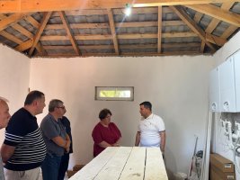 სოფელ დიდ ჯიხაიშში პირველი საჯარო სკოლის რეაბილიტაცია აქტიურად მიმდინარეობს