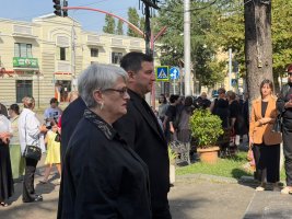 სამტრედიაში სოხუმის დაცემის 33-ე წლისთავთან დაკავშირებით დაღუპულ გმირთა ხსოვნას პატივი მიაგეს