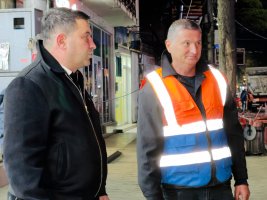 სამტრედიაში სანიაღვრე ინფრასტრუქტურის მოწესრიგება გრძელდება