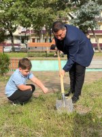 სამტრედია ქვეყნის მასშტაბით მიმდინარე გარემოსდაცვით ინიციატივას „ჩემი პირველი ნერგი“ შეუერთდა